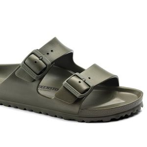 Mens Birkenstocks Khaki Green Size 41 EU 8.5 US EVA Arizona Essentials